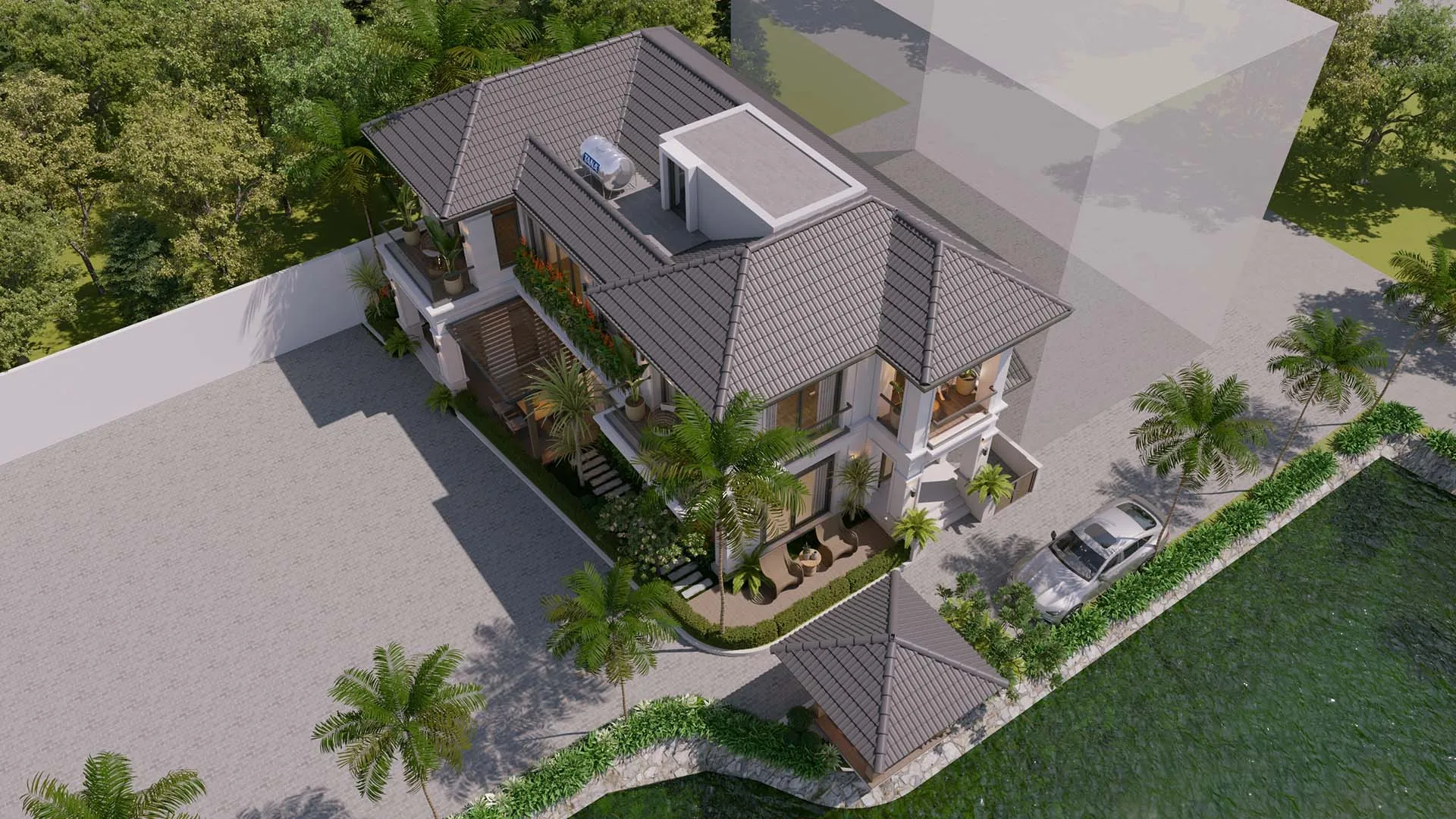 nhà vườn v5